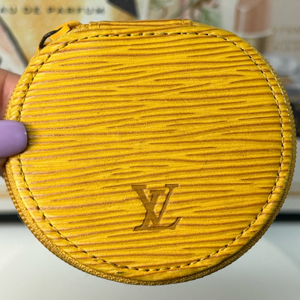 LOUIS VUITTON Epi Ecrin Bijoux Leather Jewelry Travel Case ππ - Picture 4 of 17